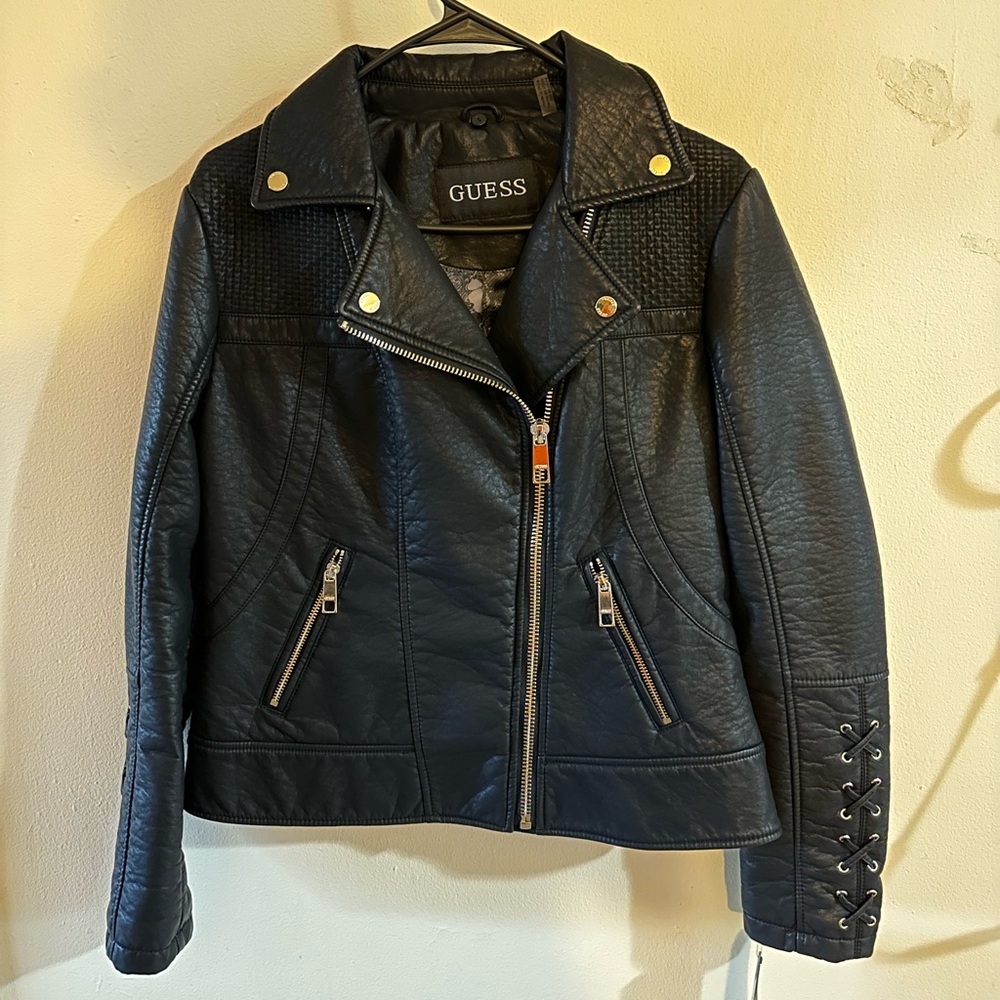 Guess Faux Leather Jacket